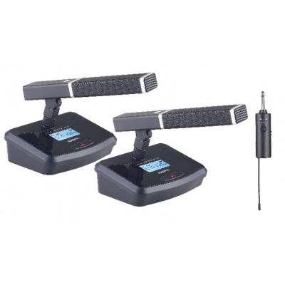 Bộ 02 Micro không dây để bục cần vuông UHF Shupu SKT-A2UD/PG