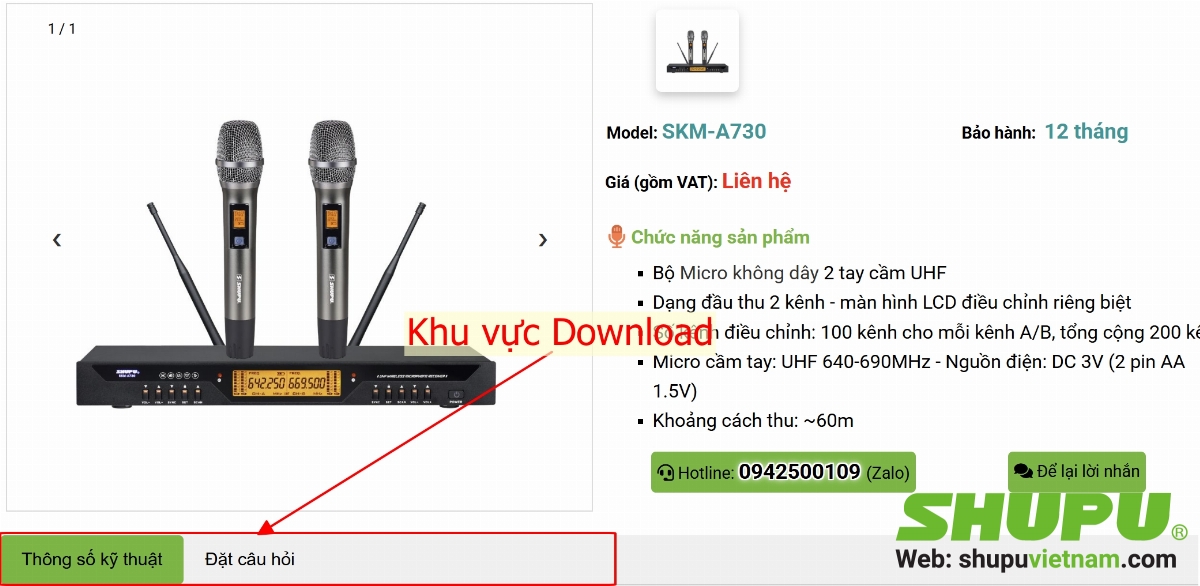 Hướng dẫn Download tài liệu Shupu